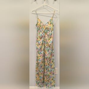 Stradivarius S Floral Slip Dress
